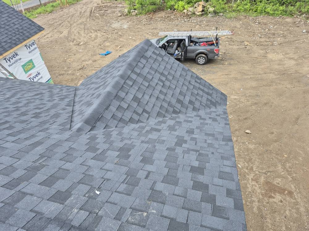 Completed roofing project